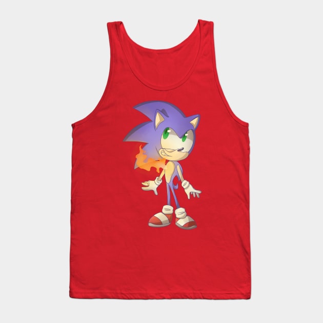 Sonic the Hedgehog Tank Top by SpookytheKitty2001